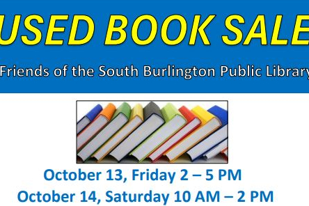 used books sale with dates and times