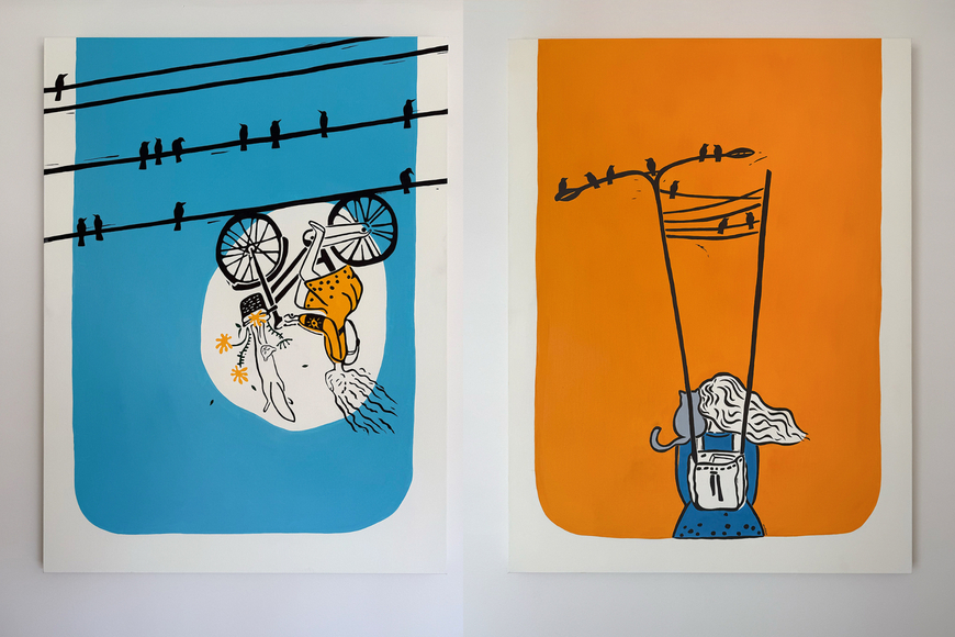 Paintings by Maedeh Asgharpour