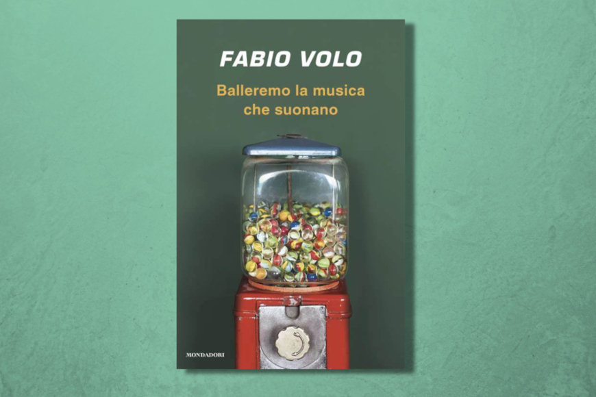 Picture of a book cover depicting a red gumball machine with green background.