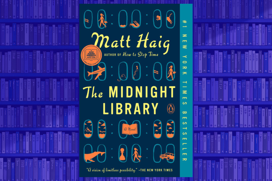 The cover of The Midnight Library by Matt Haig.