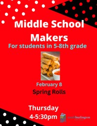 middle school cooking spring rolls