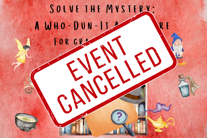 Event Cancelled: solve the mystery