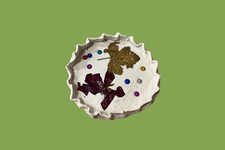 air dry clay dish