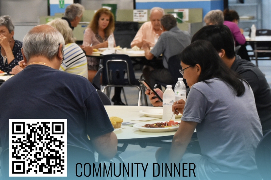 Rec department community dinner