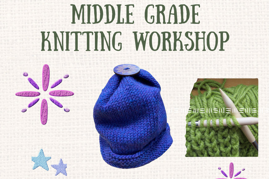 Middle grade knitting instruction