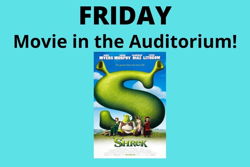 Friday Movie in the Auditorium: Shrek